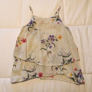 Floral sleeveless top